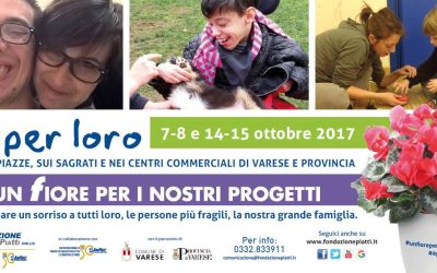 Save the date: 7-8 ottobre e 14-15 ottobre torna “Un Fiore per i nostri Progetti”
