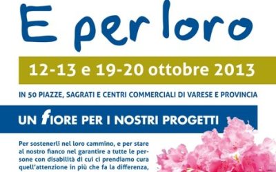 Save the date: 12-13 ottobre, 19-20 ottobre, tutti in piazza per “Un fiore per i nostri progetti”