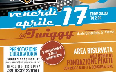 PIATTI PARTY, serata solidale con i giovani amici di Fondazione Piatti