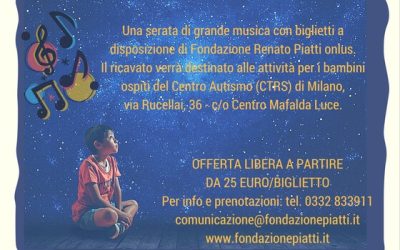 Giovedì 9 marzo 2017, INSIEME A CONCERTO per il CTRS Milano
