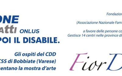 Le opere degli ospiti di CDD e CSS Bobbiate in mostra a Villa Puricelli di Bodio Lomnago