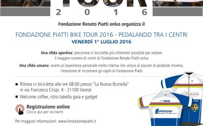 Tutti in sella per la seconda edizione del Fondazione Piatti Bike Tour