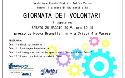25 maggio, Giornata dei Volontari