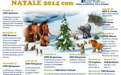 Feste di Natale, gli appuntamenti nei nostri centri