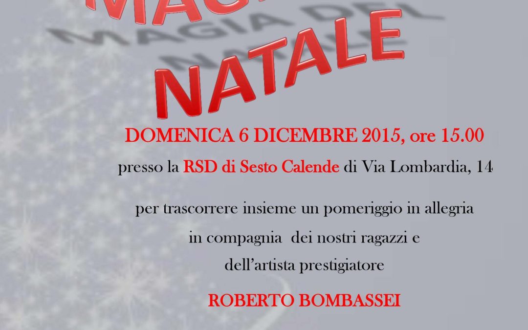 Magia del Natale alla RSD di Sesto Calende