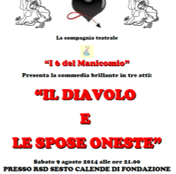 A grande richiesta, nuovo spettacolo teatrale alla RSD di Sesto Calende