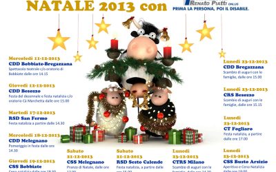 Il Natale in Fondazione Piatti, piccoli e grandi eventi nei nostri Centri