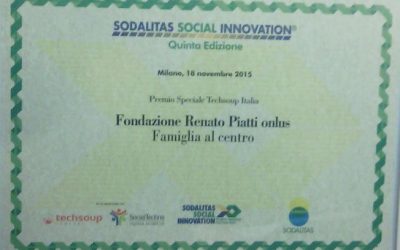 Sodalitas Social Innovation 2015, a Fondazione Piatti il premio speciale Techsoup Italia